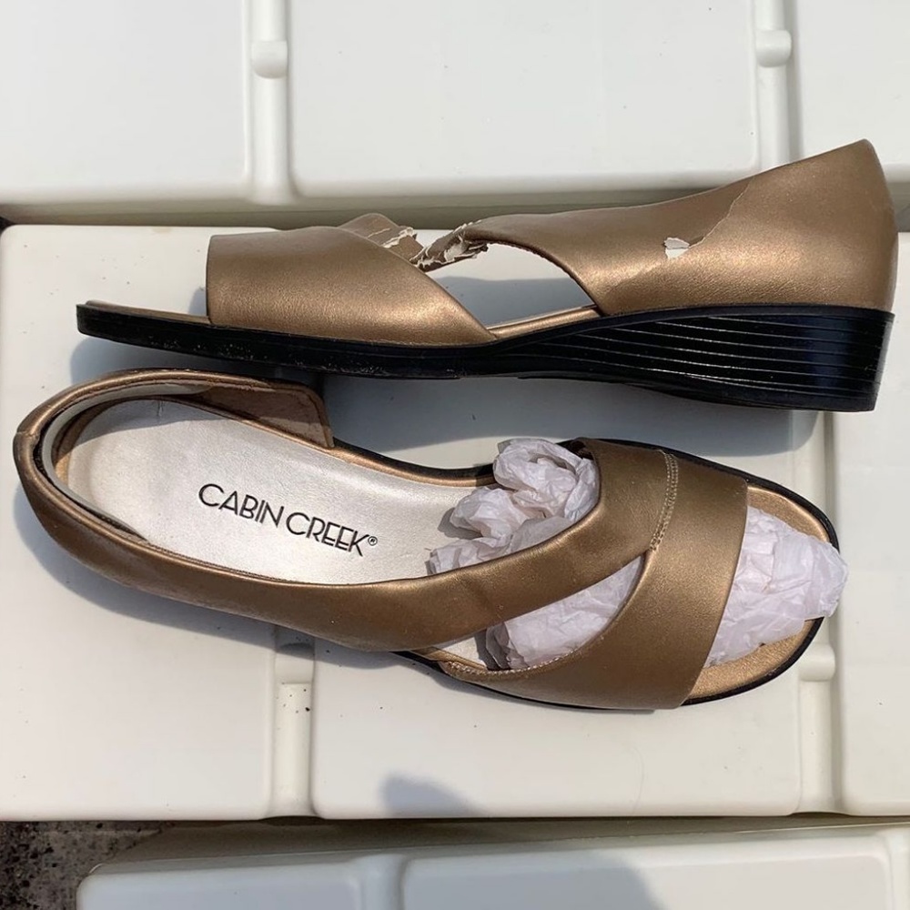 Cabin Creek sandals, vintage